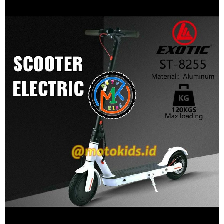 Scooter Electrik 36V Skuter Listrik Dewasa dan Anak bisa 120kg ORIGINAL EXOTIC Scooter Electric incl