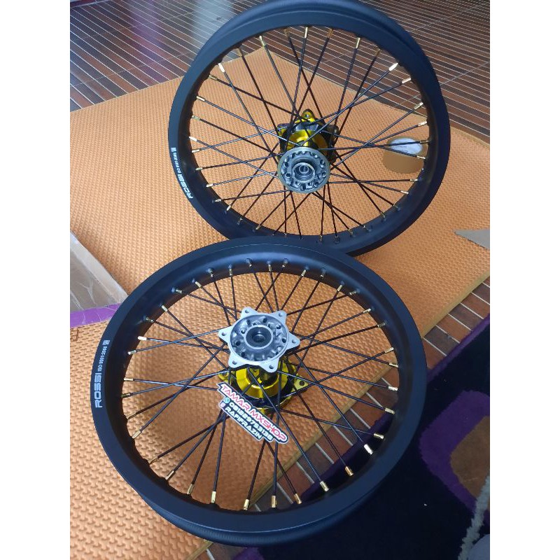 wheelset velg set pelah set pelek set klx L klx S bf Dtracker semi cacing tanpa ban