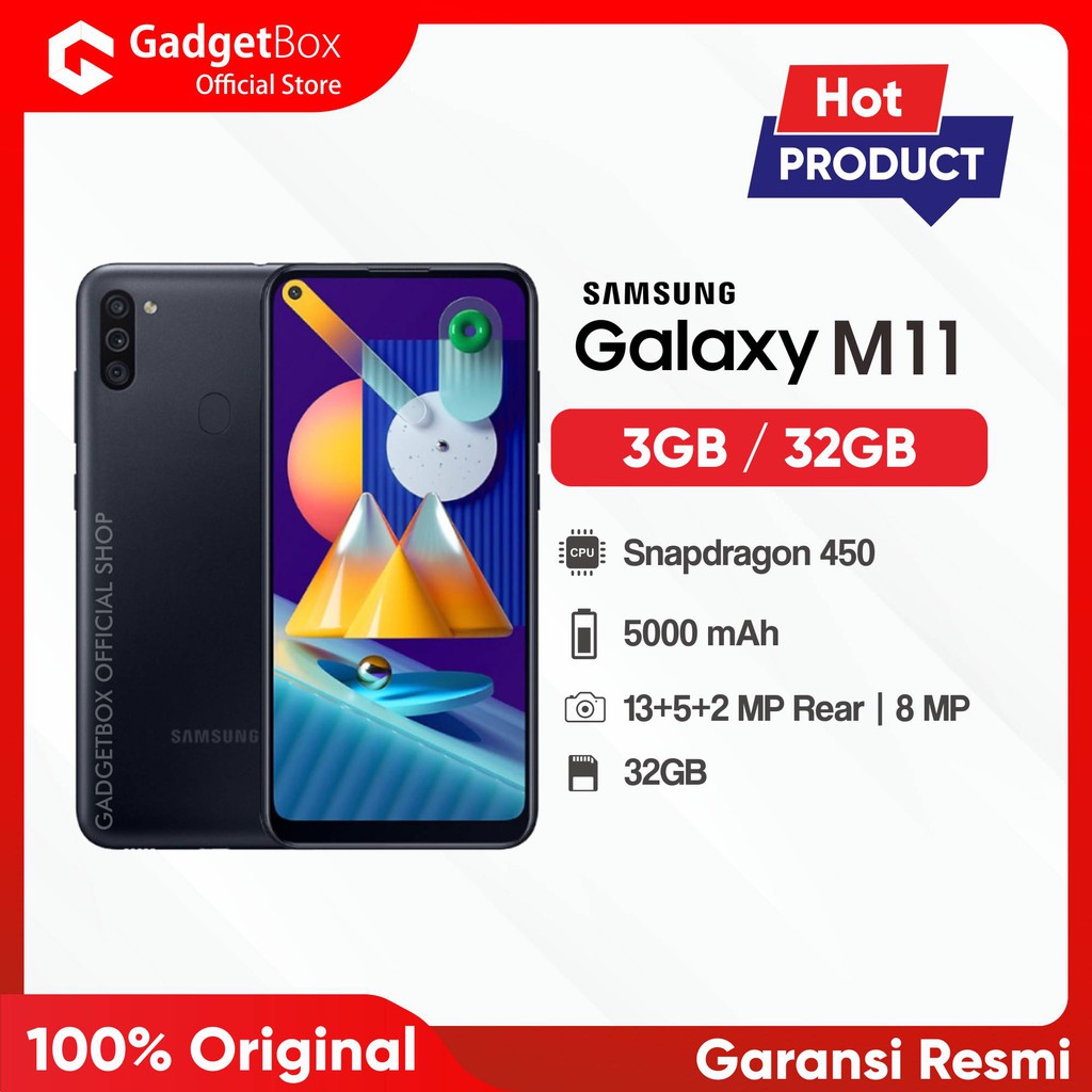 Samsung Galaxy M11 3GB/32GB Garansi Resmi