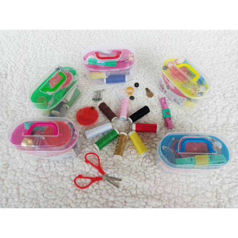 Mini Sewing Kit / Alat Jahit Set Super Lengkap Sewing Box