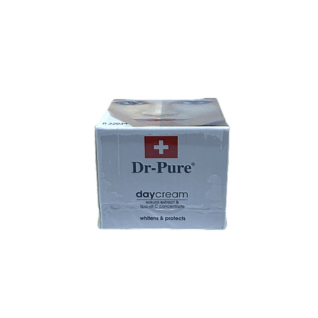 DR PURE DAY CREAM ORIGINAL BPOM PELEMBAB WAJAH KRIM PEMUTIH WAJAH PERAWATAN KECANTIKAN KULIT WAJAH