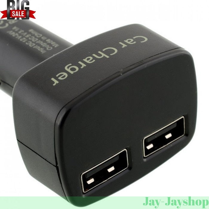 Dual USB Car Charger with LED Display - EC2 PROMO