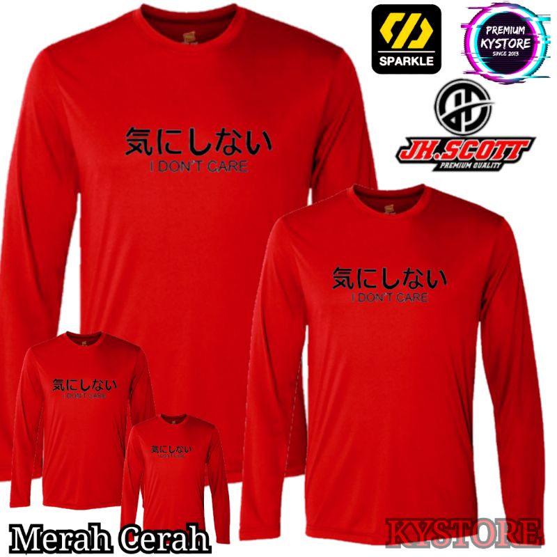 kaos lengan panjang motif simple Combad 30s long sleave - Kystore