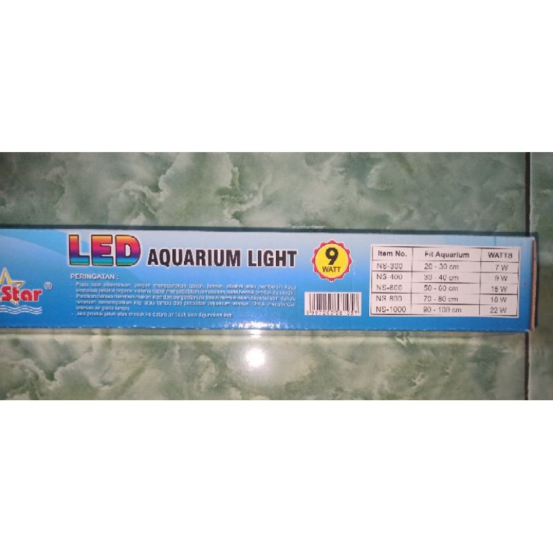 Lampu Nikita Star NS 400 LED Aquarium Nikita Star NS400 9 Watt lampu led aquarium murah