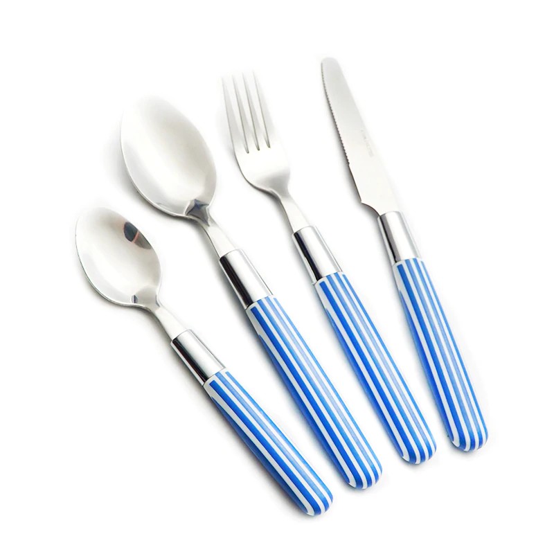 plastic camping dinner set