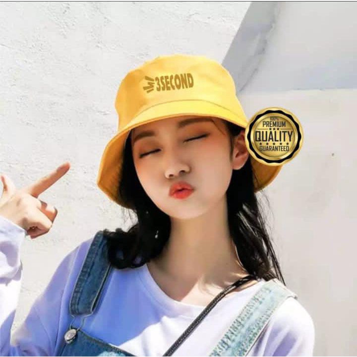 topi bucket terbaru cap 3SECOND // topi bucket wanita korean kekinian paling trendy 2021