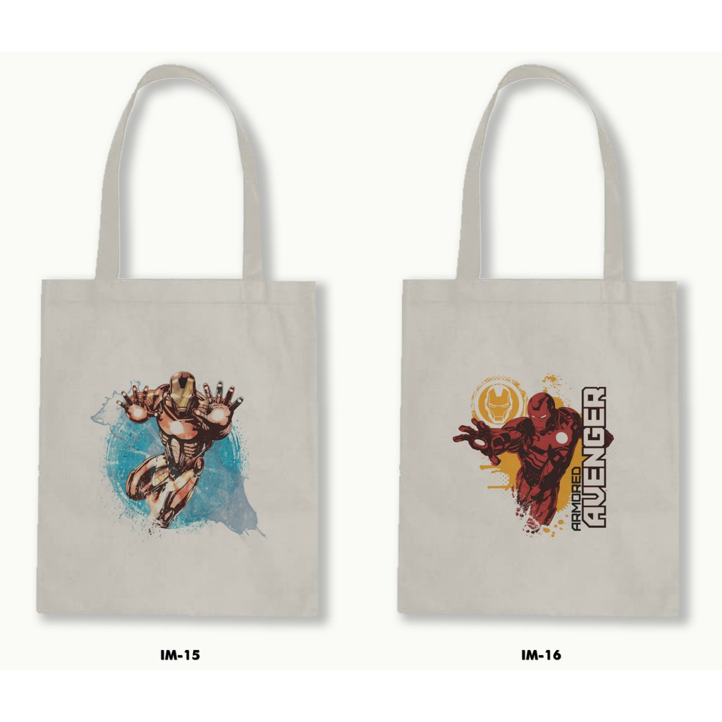 TOTE BAG BLACU - IRON MAN .01