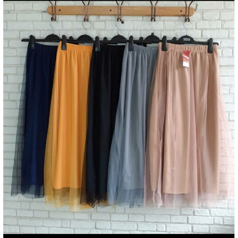 ROK TUTU POLOS