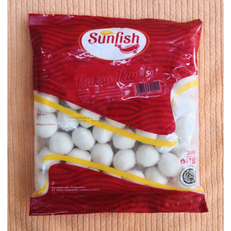

Sunfish Baso Ikan Isi 50 biji 500gr/frozen