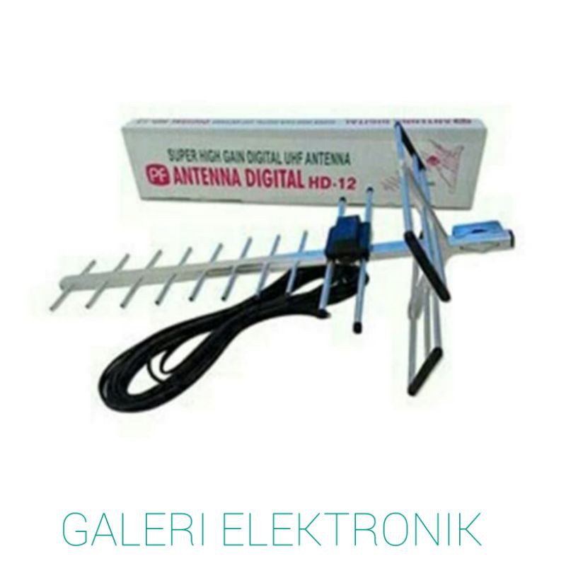 Antena TV Digital PF hd 12, outdoor led,lcd,free kabel 10mtr pf hd 12