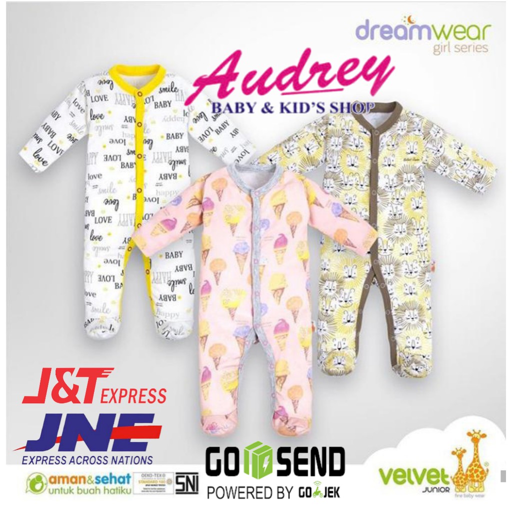 DREAMWEAR VELVET  ISI 3 GIRL SERIES Shopee Indonesia