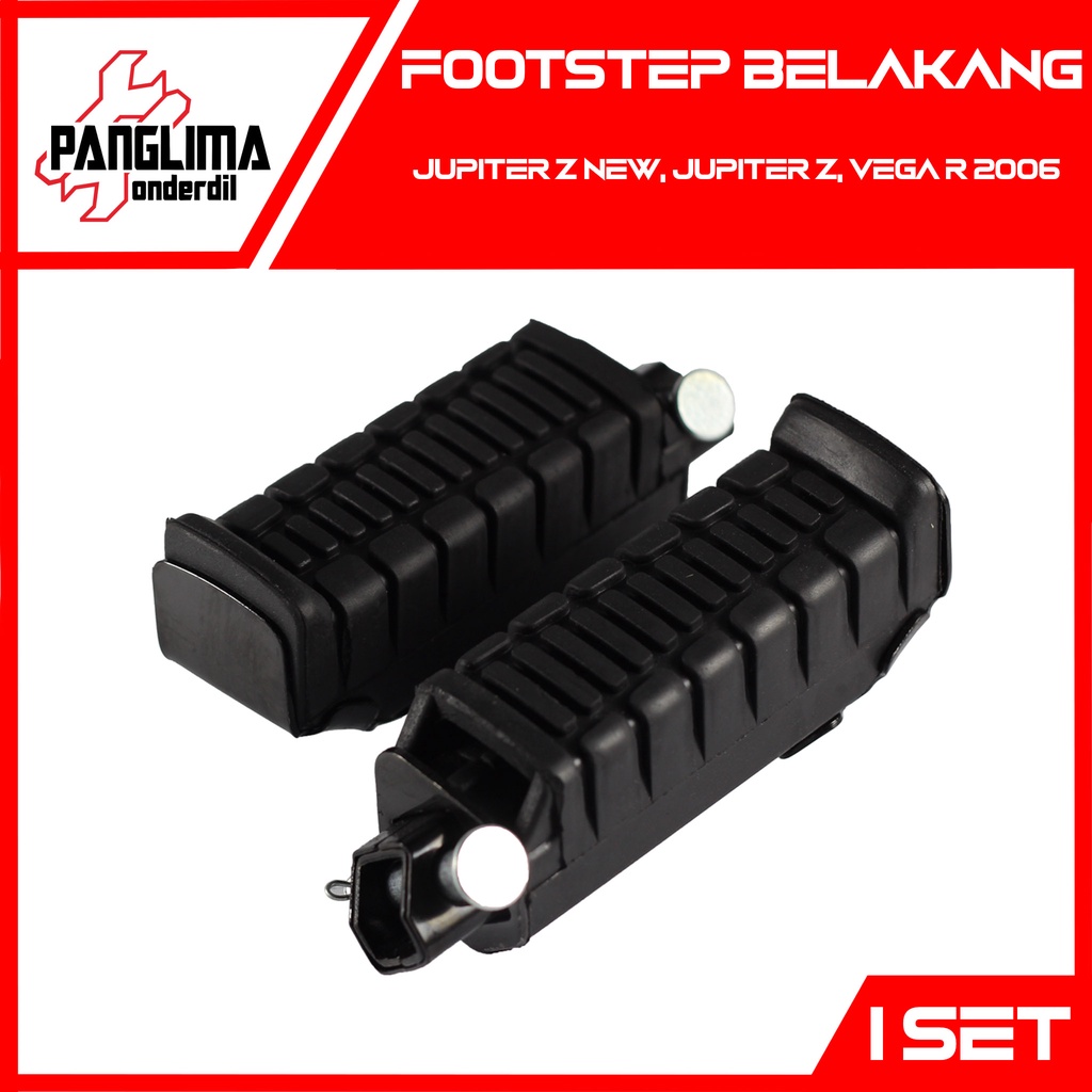 Footstep Belakang Jupiter Z &amp; Jupiter MX &amp; Jupiter Z New &amp; Vega R &amp; Vega ZR Foot Step-Fotstep-Bustep-Pijakan-Injekan