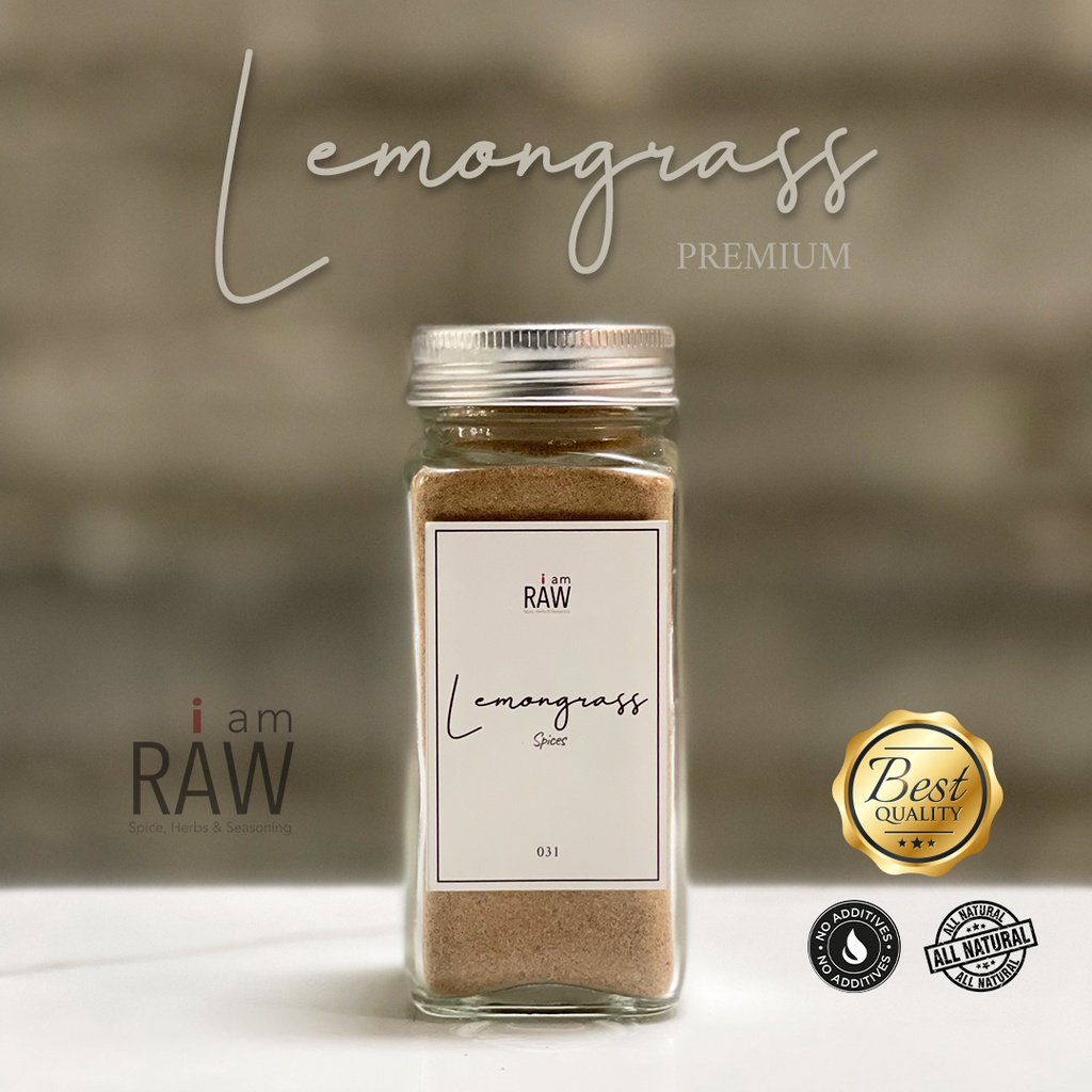 

IAM RAW SEREH BUBUK ORIGINAL 35gr | PREMIUM LEMONGRASS POWDER 35gr