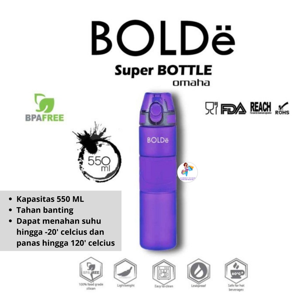 Bolde Botol Minum / Super Bottle Omaha 550 ML