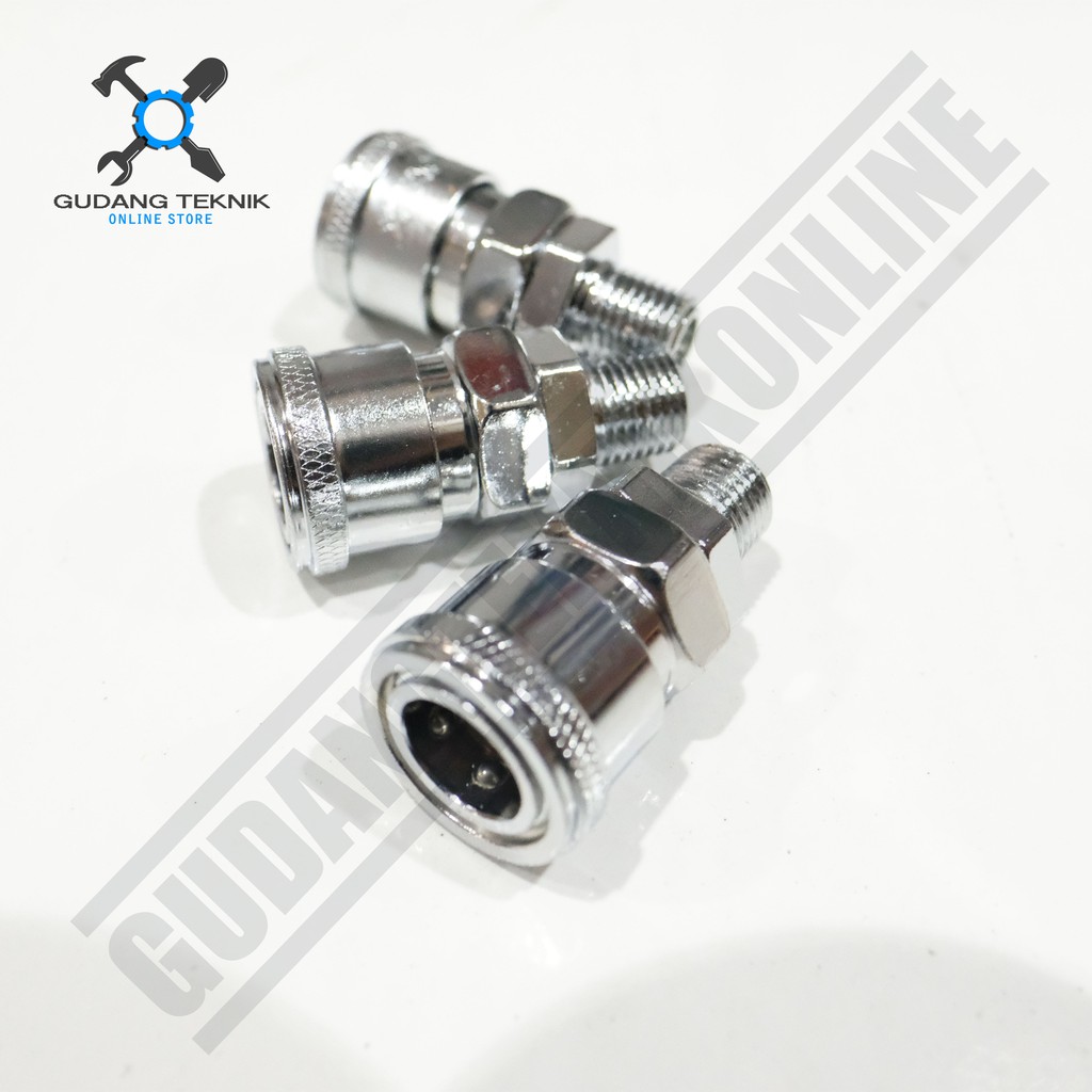 Quick Coupler Xenon PP20-PM20-SP20-PF20-SH20-SM20 Coupling Sambungan Selang Angin Coupler Xenon