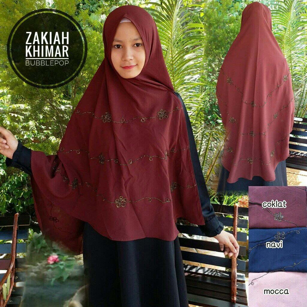 Kerudung Zakiah Khimar