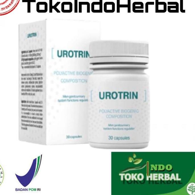 Model Baru UROTRIN Obat Herbal Alami Asli Original Telah Lulus Uji BPOM