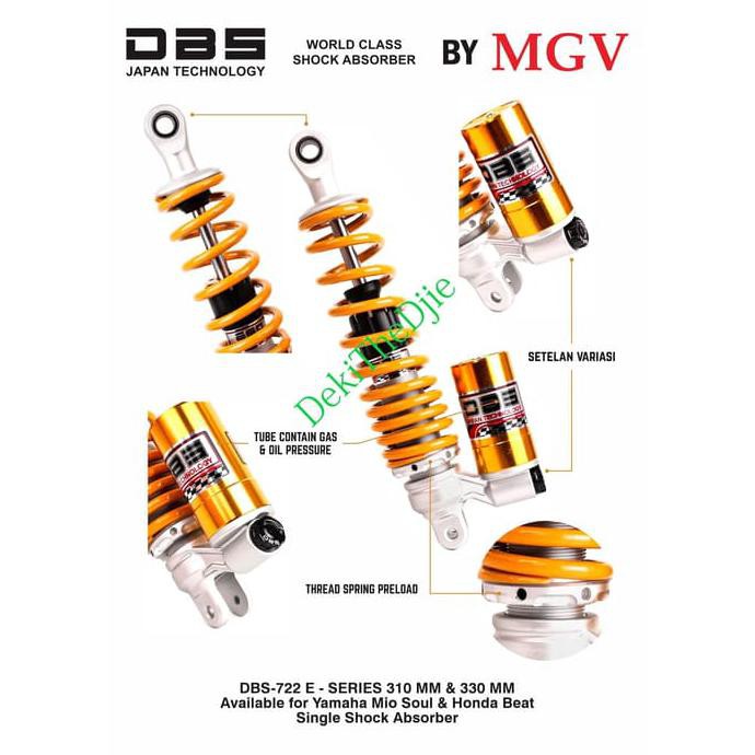Shockbreaker DBS E SERIES Tabung Bawah Vario 110 Beat Fi Scoopy Fi