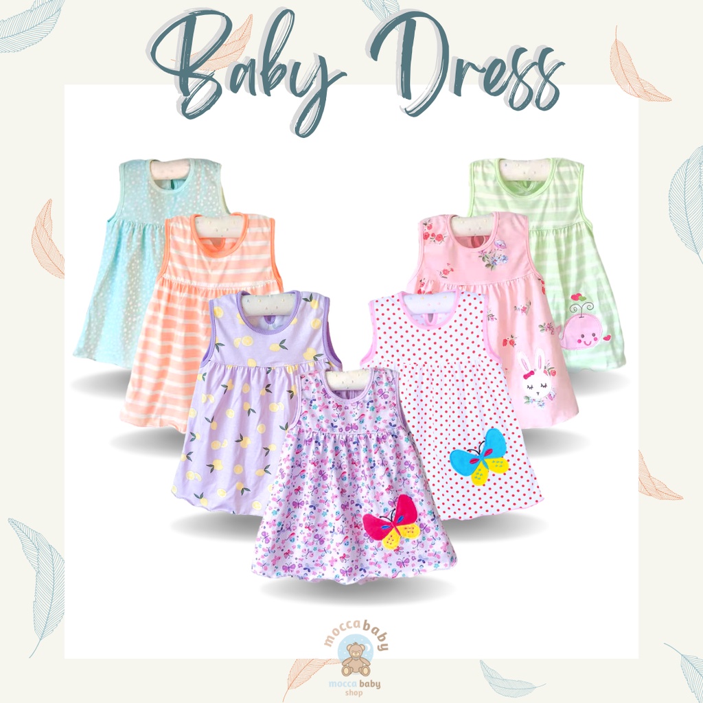 MBSS - Dress DEAR SUNNY Bayi Perempuan / Baju Bayi Cewek / Pakaian Bayi Perempuan Lucu / DS13