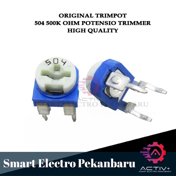 ORIGINAL TRIMPOT 504 500K OHM POTENSIO METER Trimmer Variable Resistor VR 504 TRIMPOT VR TRIMMER 504