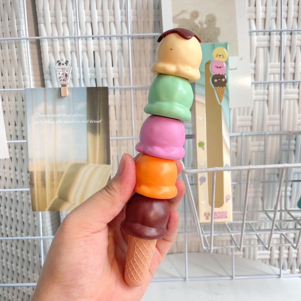 

STABILO TUMPUK ICE CREAM CONE SET 5 PCS WARNA MURAH UNIK LUCU READY BERKUALITAS GROSIR COD