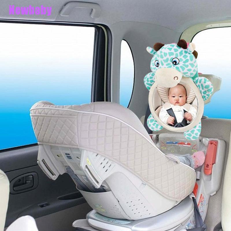 (Newbaby) Kaca Spion Kursi Belakang Mobil Motif Kartun Untuk Keamanan Bayi