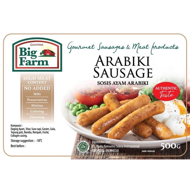 

SOSIS BIG FARM ARABIKI SAUSAGE
