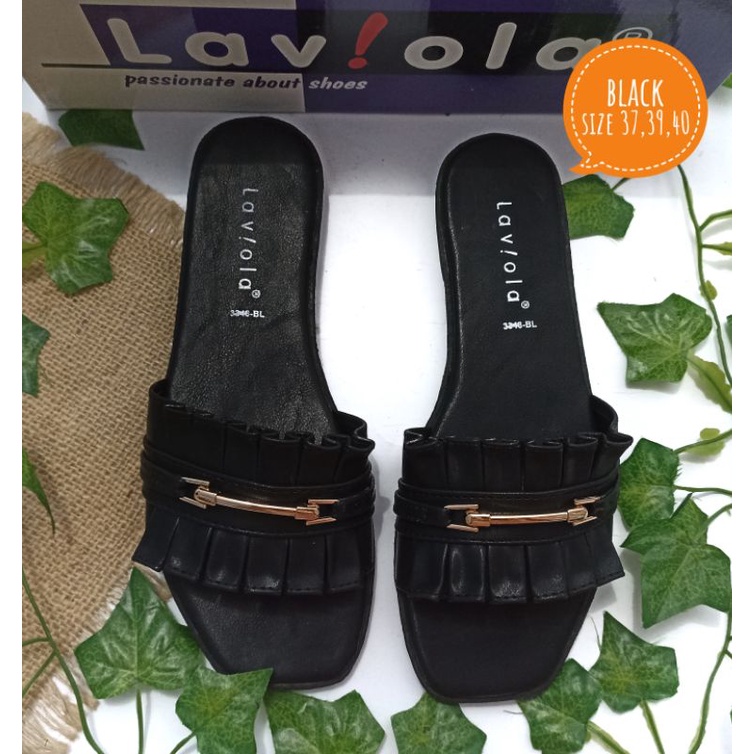 Sandal Flat Selop Wanita Laviola