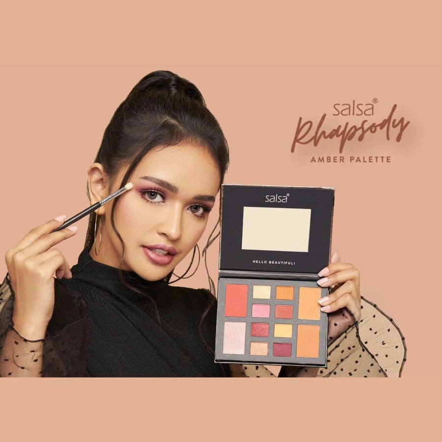 ★ BB ★ SALSA Rhapsody Face Palette - Palet Eyeshadow Blush On Contour Highlighter