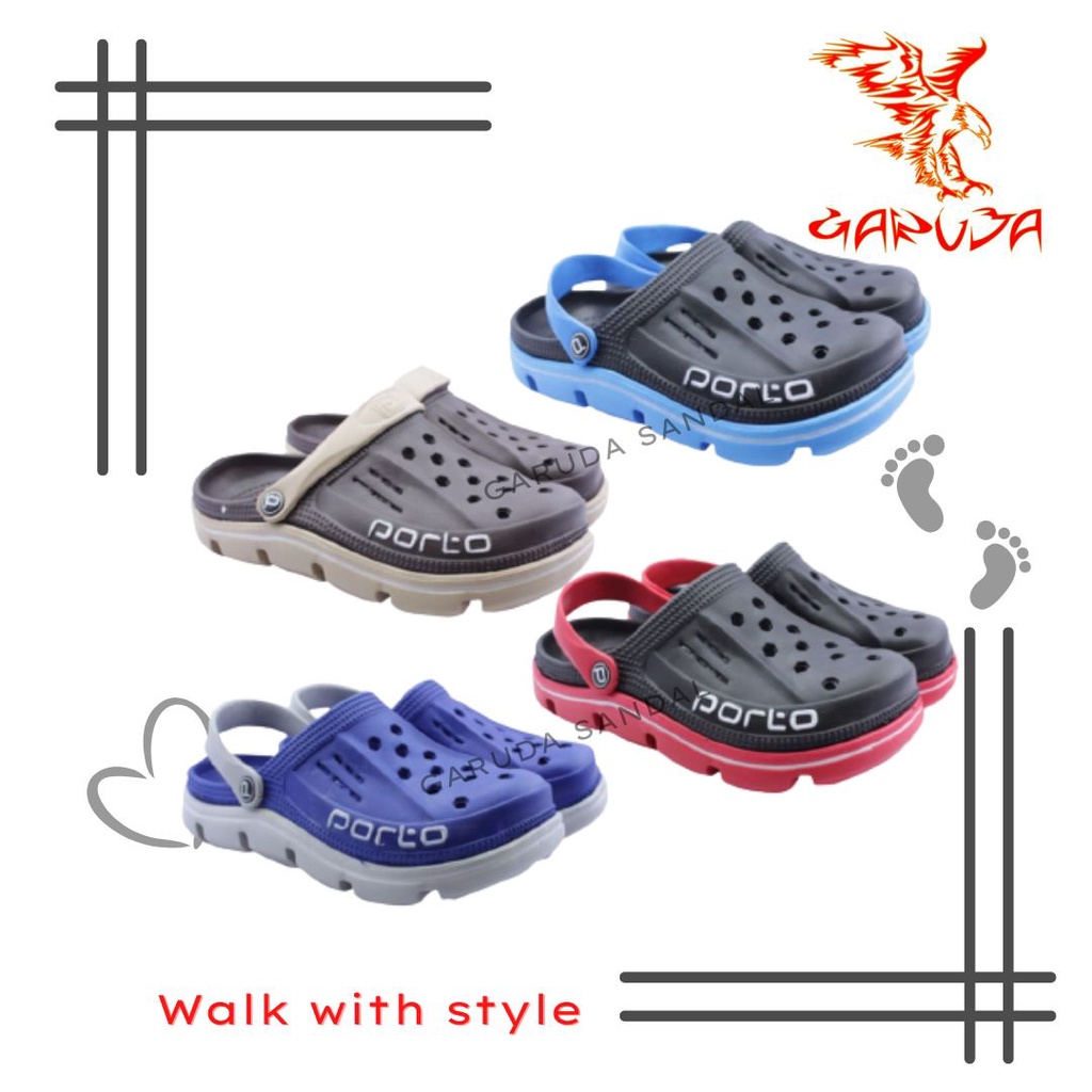 PORTO 1006 Sandal Anak model Baim Bakpao Original