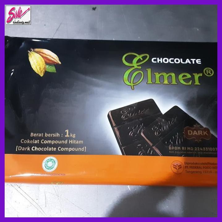

SAKMACOKLAT- ELMER GHANA DARK COMPOUND 1KG, COCOK UNTUK CAKE, ROTI DLL -MAKANAN-MINUMAN.