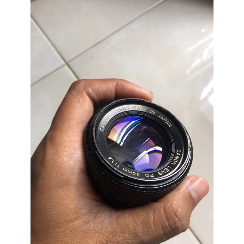 Lensa Manual Canon nFD 50mm F1.4