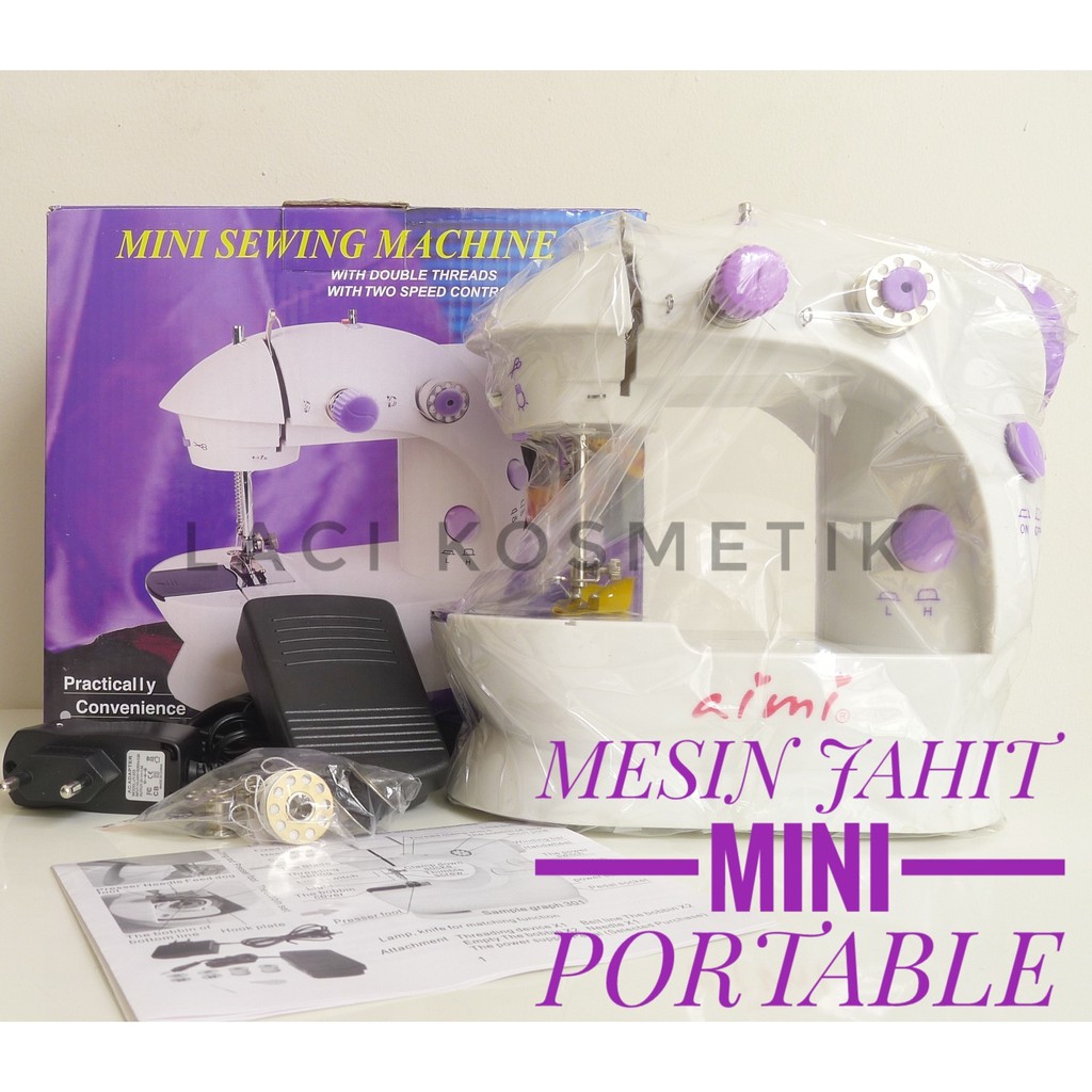 ✨LACIKOSME✨ MESIN JAHIT MINI PORTABLE ( mini portable sew machine )