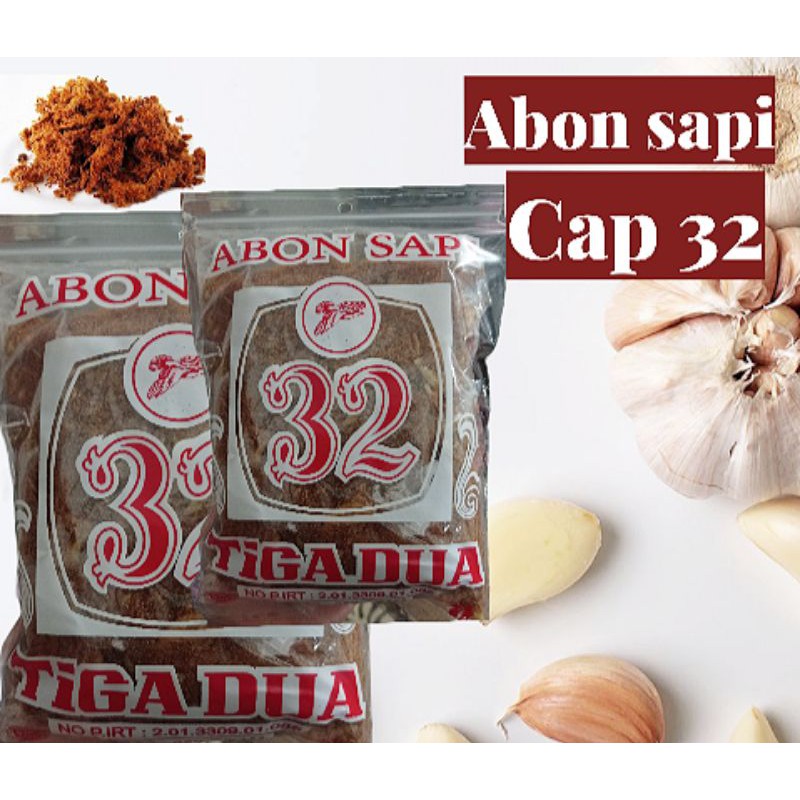 Abon Sapi Cap 32 kemasan 250 gram