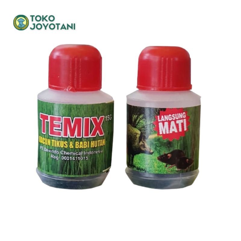 TEMIX THEMIX TEMIK TIMEK 15gr Racun Tikus dan Celeng Kemasan Botol Plastik