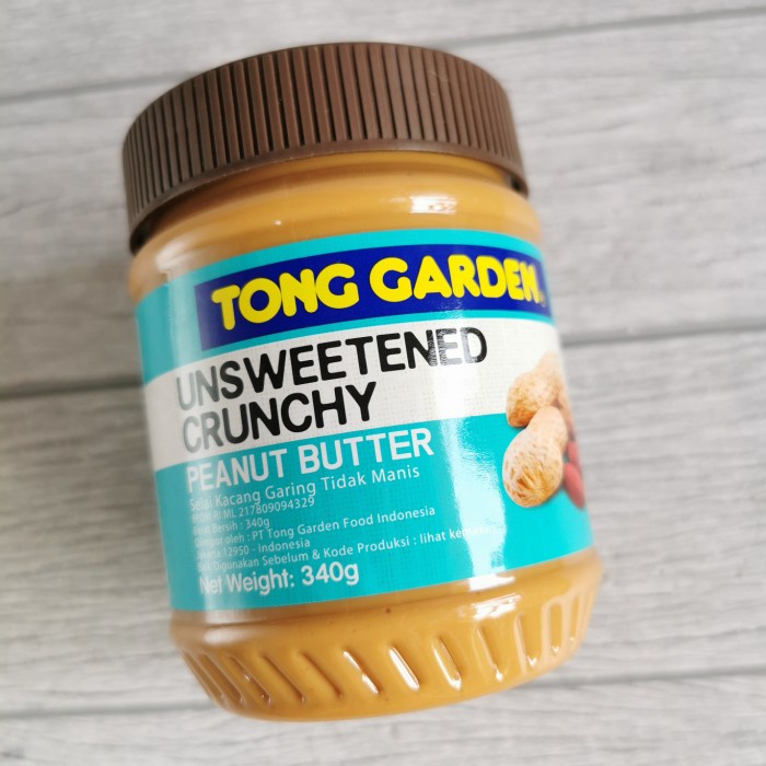 

Ee541F10 Tong Garden Peanut Butter Selai Kacang Diabetes Rendah Gula 340G Vegan - Crunchy 6dd