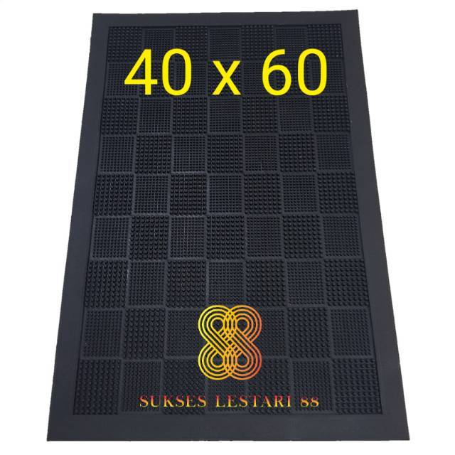 Keset Karpet Karet Anti Slip Bavel Duri 40 x 60 - Kotak