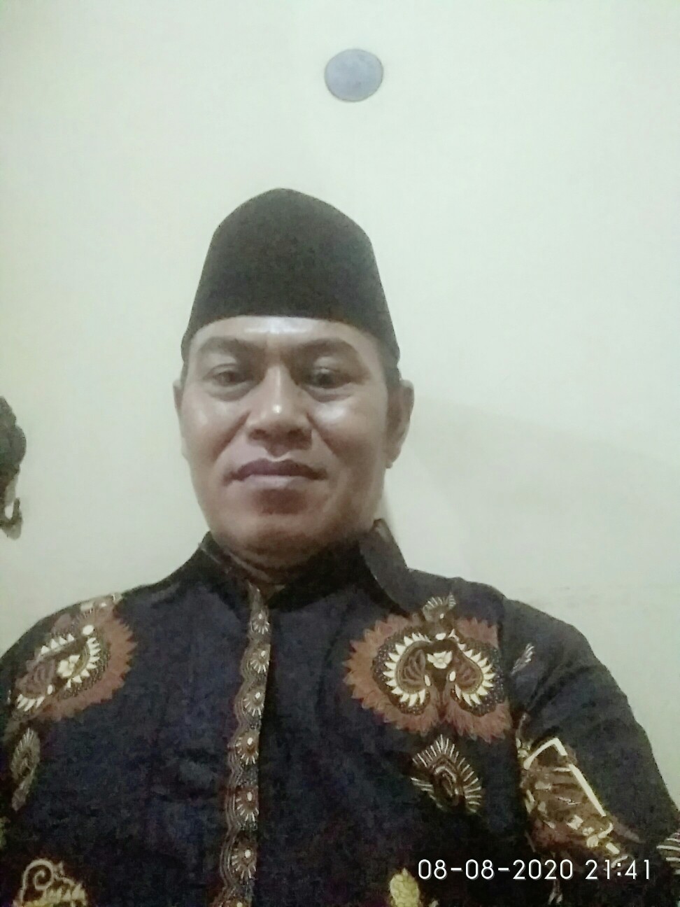 Tey-17 Batik Pria Asj Sa Hrb026 Kenongo Kemeja Tosca Pendek Pekalongan Padi M L Xl Sogan Tulis ::