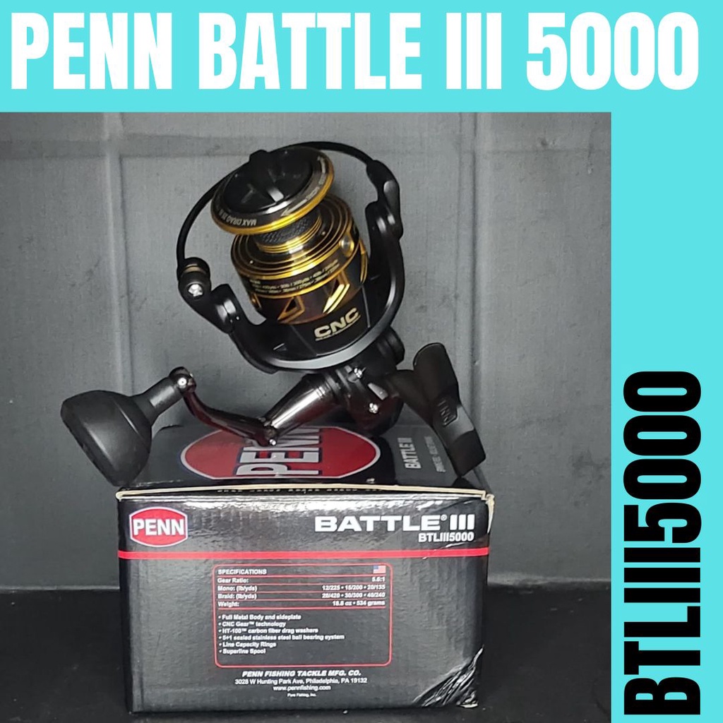 PENN BATTLE III 5000 REEL PANCING merck PENN