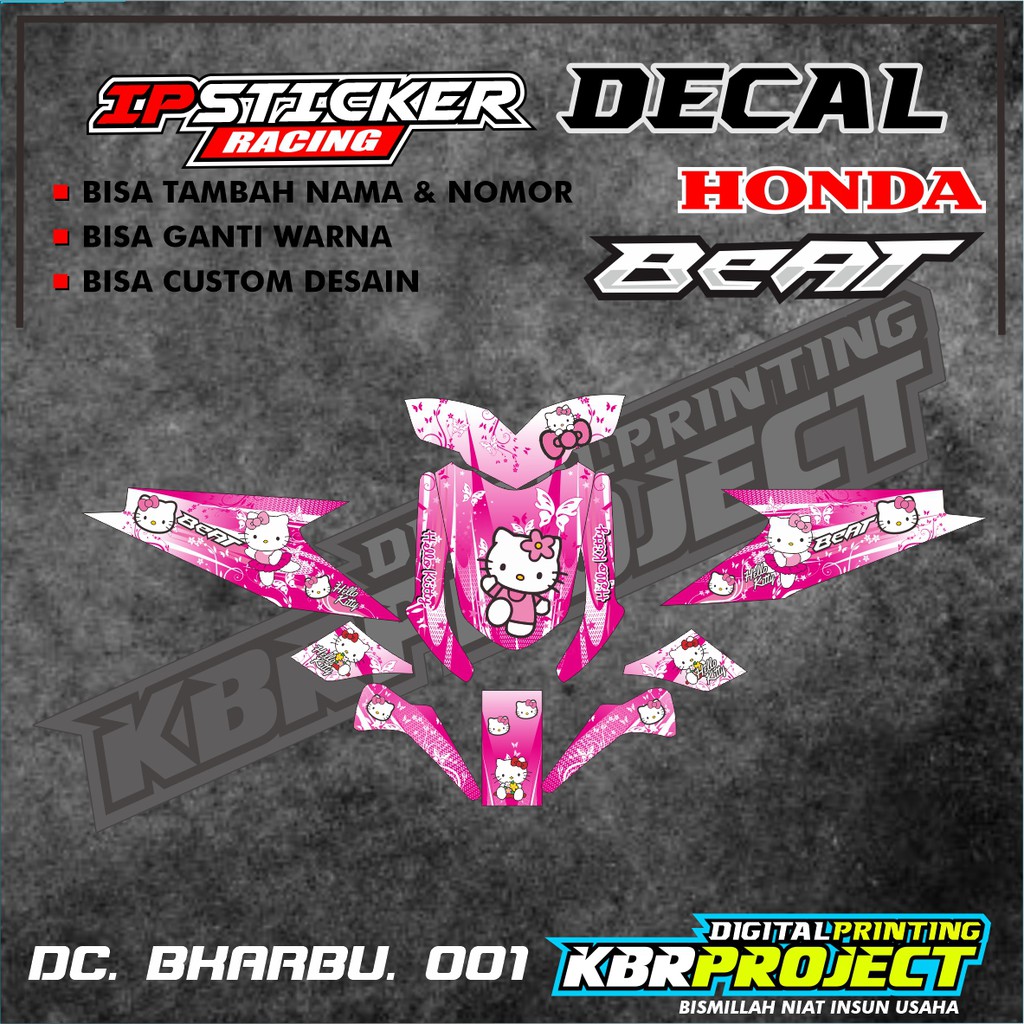 BEAT KARBU Decal Sticker - Decal stiker Full Body BEAT KARBU ip. 001 BISA CUSTOM