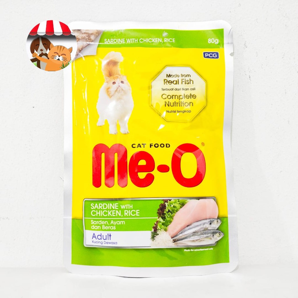 Makanan Kucing Meo Pouch Wetfood 80gr - Me-o Sachet Adult 80 gr All Variant