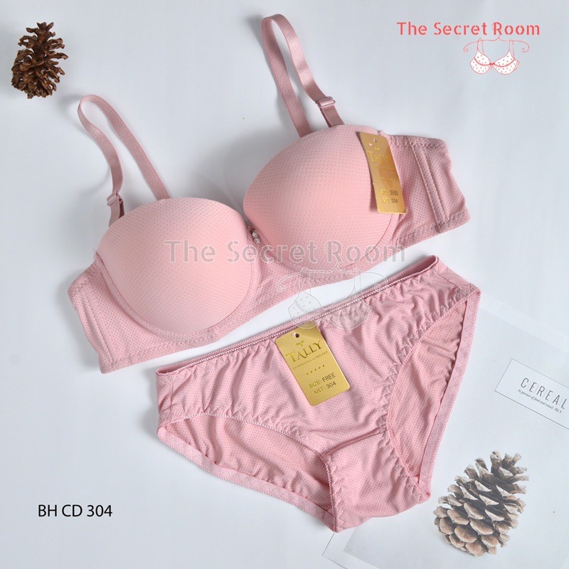 TALLY BRA BH SET CD 304 I SIZE 34-40 I CUP B | ADA KAWAT I 1/2 CUP | BUSA TIPIS