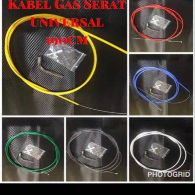 kabel gas serat plus L gas thailook panjang 190cm universal