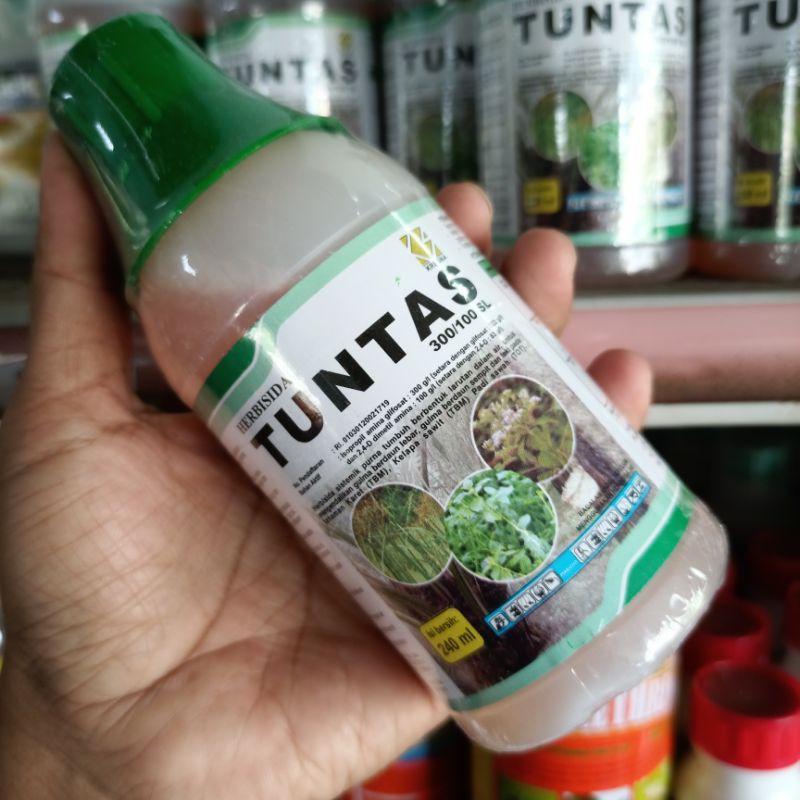 Pembasmi Rumput / Herbisida Tuntas 240 ml dengan 2 Bahan Aktif Lebih Ampuh