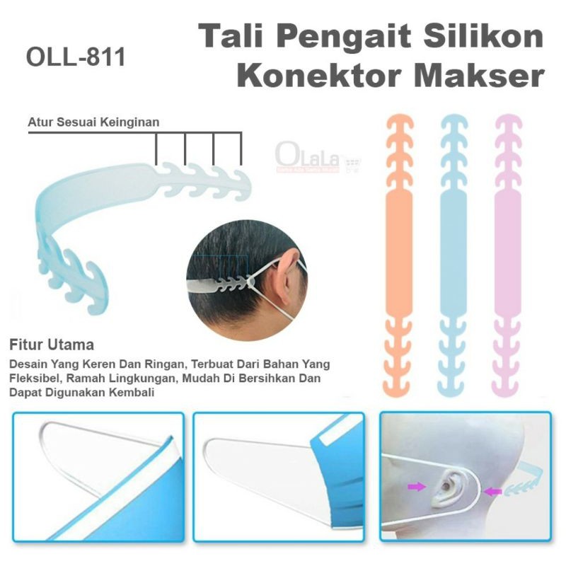 KONEKTOR MASKER / PENGAIT MASKER BAHAN SILIKON