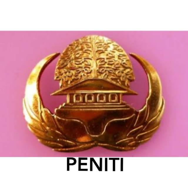 Pin korpri peniti bahan kuningan - pin peniti - korpri peniti - pin pns - seragam pns - pin guru