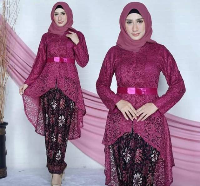 PRODUK ORIGINAL KEBAYA AURORA BRUKAT/KEBAYA PESTA/KEBAYA KEKINIAN