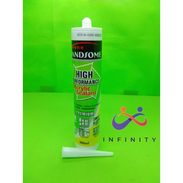 

ALSEAL Lem Super Seal Gap Filler 300ml (Acrylic Sealant) Kuat Awet INFTY Jkrt