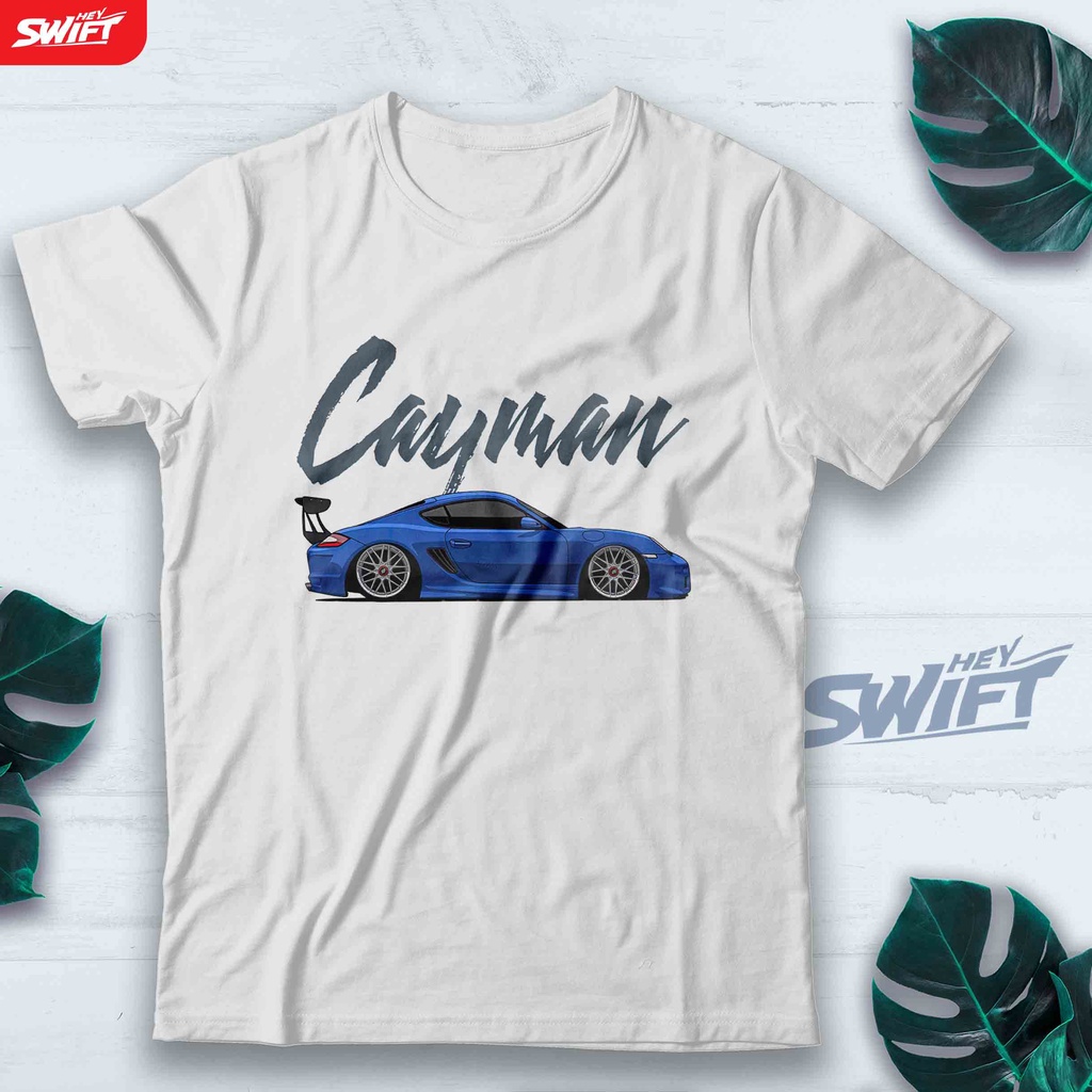 KAOS porsche 718 Cayman (blue) TSHIRT JDM BAJU DISTRO
