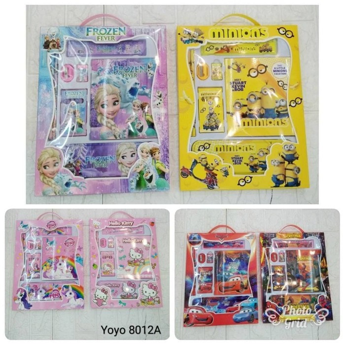 

Perlengkapan sekolah Set alat tulis karakter anak anak little pony